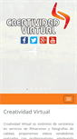 Mobile Screenshot of creatividadvirtual.com